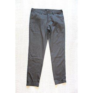 Oobe Dress Mens Pants Size W36/L34 Grey Flat Front Straight Leg Polyester Slacks